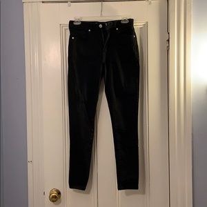 Top shop black Sidney skinny jeans